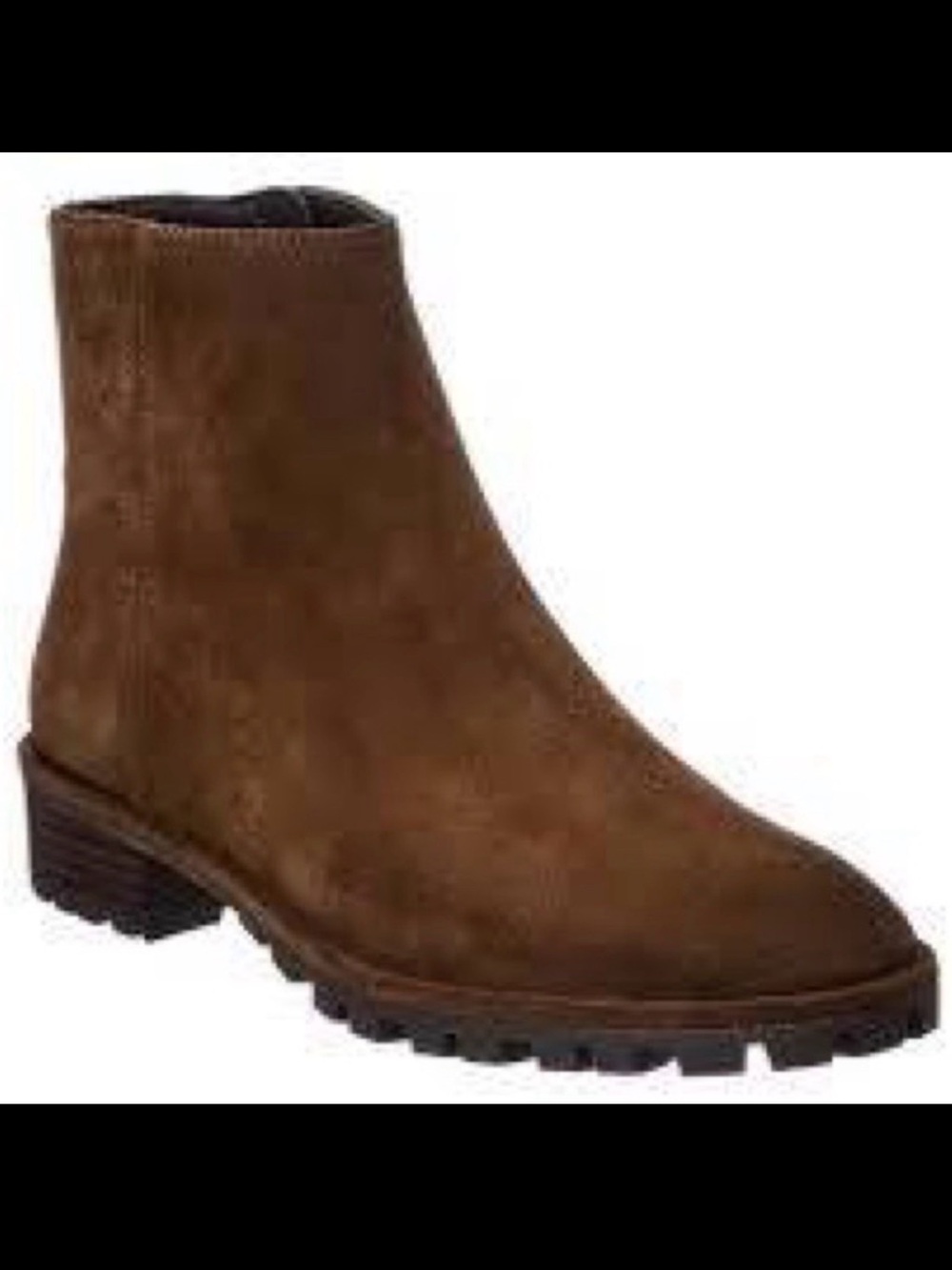 Stuart Weitzman 5 Brown Maelie Suede Booties